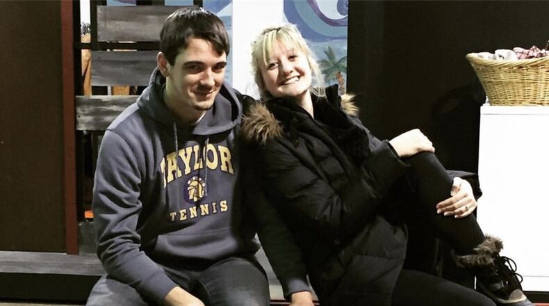 Carter Perry and Leah Murphy are two of the seven stars of “Almost, Maine.” CONTRIBUTED