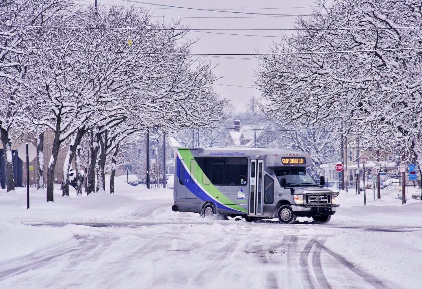 Butler County snow, Feb. 9, 2021