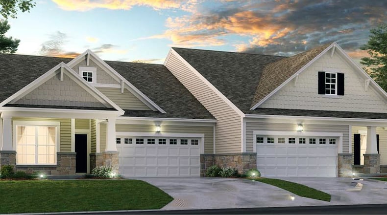 This is one of three styles of homes proposed for the Whispering Hills development on the east side of S. Gilmore Road, about 600 feet north of Mack Road in Fairfield. CONTRIBUTED