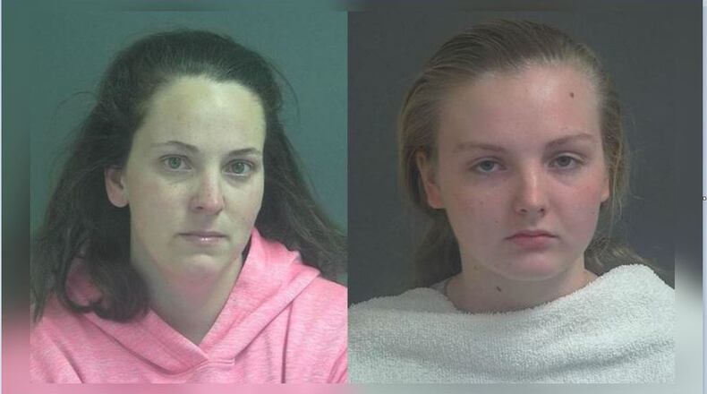 Esther Stephen (right) and Shelby Hiestand