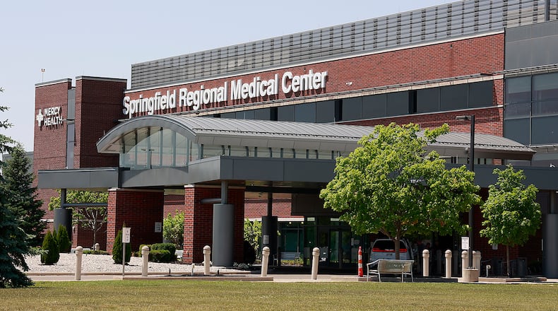 Mercy Health's Springfield Regional Medical Center. BILL LACKEY/STAFF