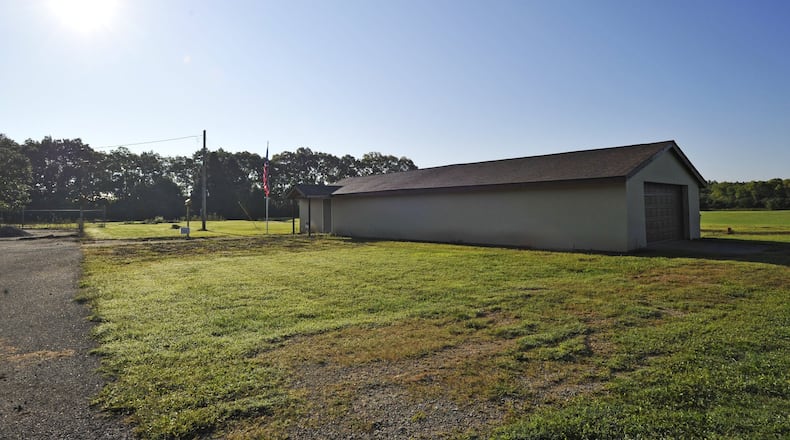 Troy and Kathy Schwable, along with a platoon of volunteers, have been rehabbing the former Joe Nuxhall driving range building into a nature center for Hamilton’s parks. Other plans call for new soccer fields behind the building, where the driving range was. The couple also hopes the front of the building can feature a mural of pollinators. NICK GRAHAM/STAFF