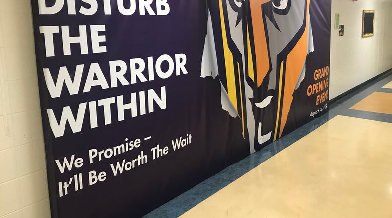 Tthe Warrior Center, Dayton Christian’s first gym. The $3.7 million project has been more than two years in the planning. CONTRIBUTED