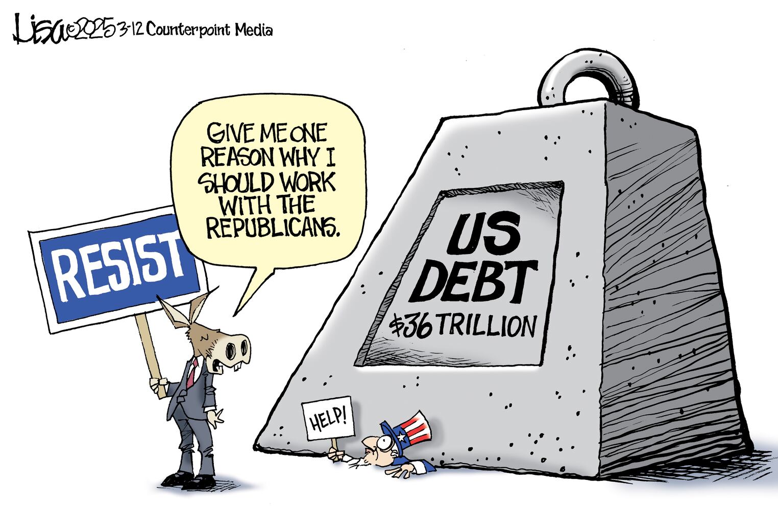 CARTOONS: Lisa Benson, March 16, 2025