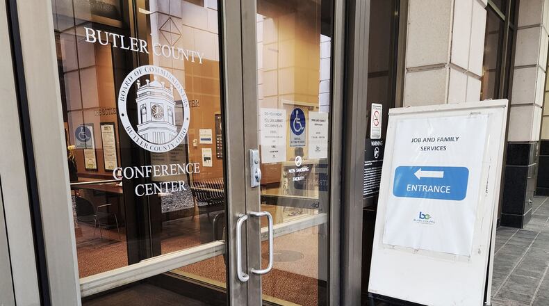 One idea for spending a portion of $8 million the commissioners have donated to local jurisdictions to help the less fortunate, is to give the homeless rides to the Butler County Job and Family Services office in Hamilton so thy can get their services. FILE