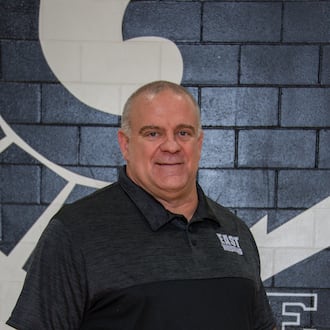 Lakota East boys wrestling coach Bryan Pennix recently earned his 200th coaching victory. CONTRIBUTED PHOTO