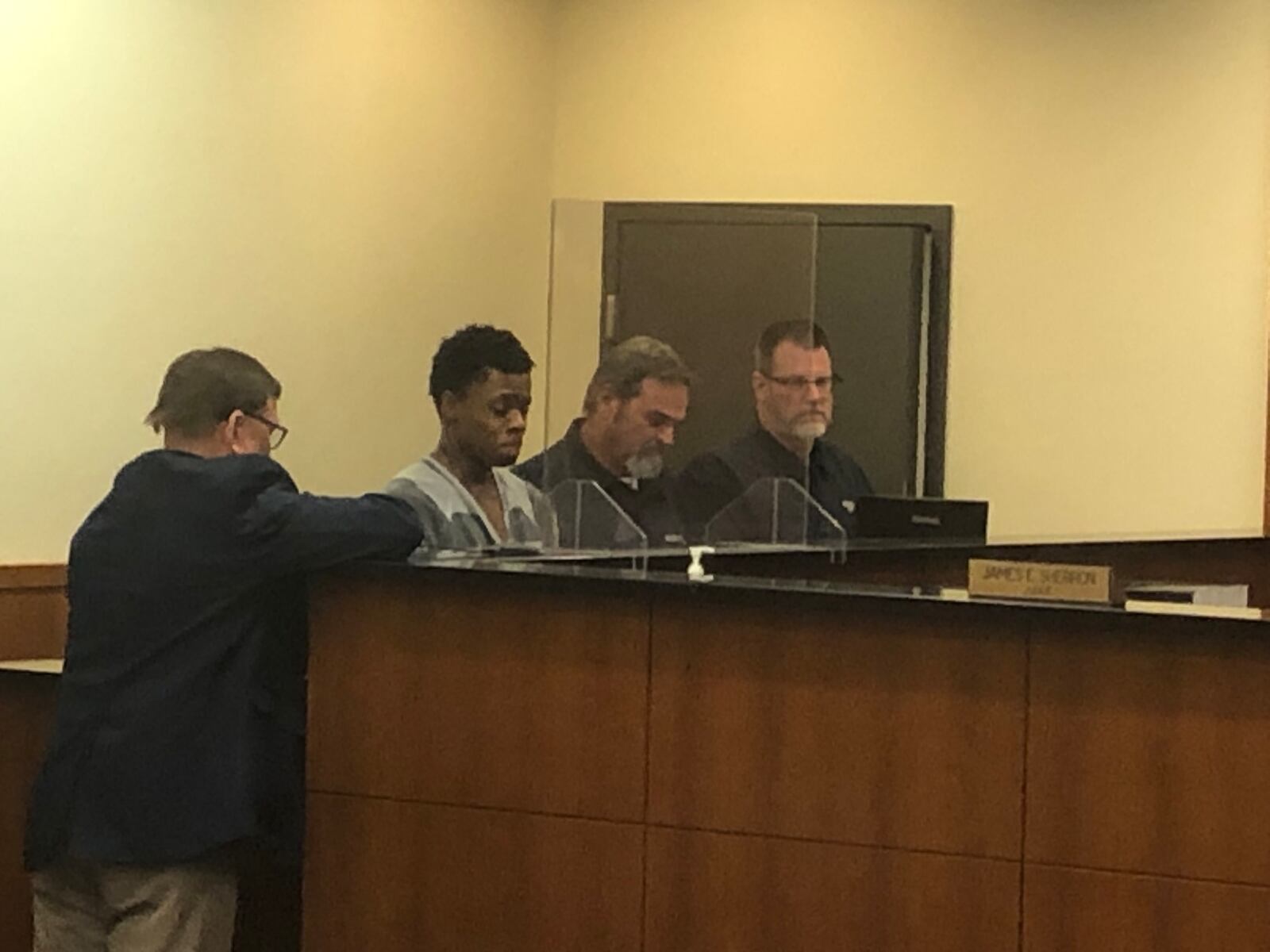 Denzel Fuller, 22, of Middletown, appeared in Middletown Municipal Court Wednesday afternoon for his arraignment. He was charged with murder for allegedly killing his uncle. Bond was set at $1 million. RICK McCRABB/STAFF
