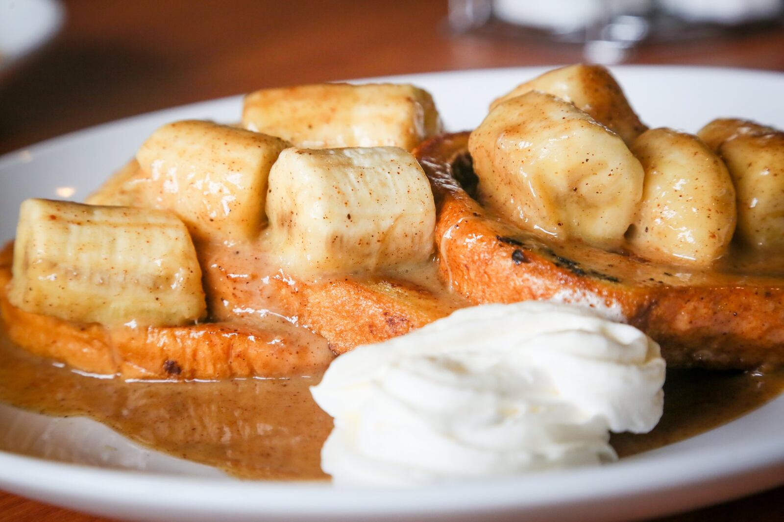 Banana Foster French Toast at Fireside Café, 6752 Cincinnati-Dayton Road in Liberty Twp. 