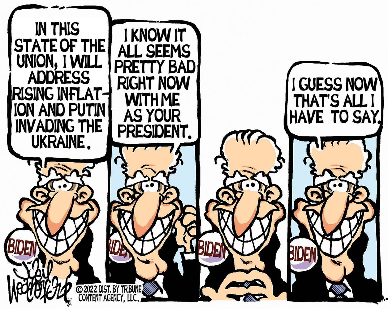 WEEK IN CARTOONS: Ukraine, Putin, baseball lockout and more