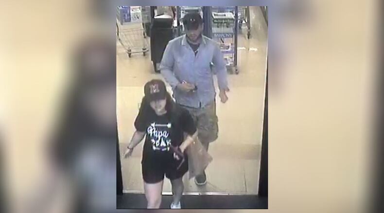 The West Chester Police Department is attempting to identify two suspects involved in a theft from a motor vehicle in a gym parking lot.