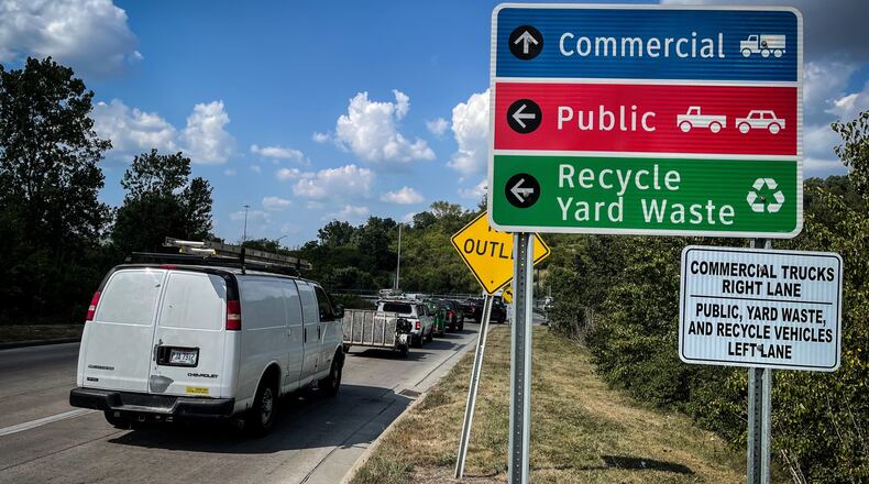 Montgomery County Environmental Services Solid Waste Transfer Station is closed Tuesday afternoon, Aug. 24, 2021, until further notice for an active police investigation. Jim Noelker / Staff