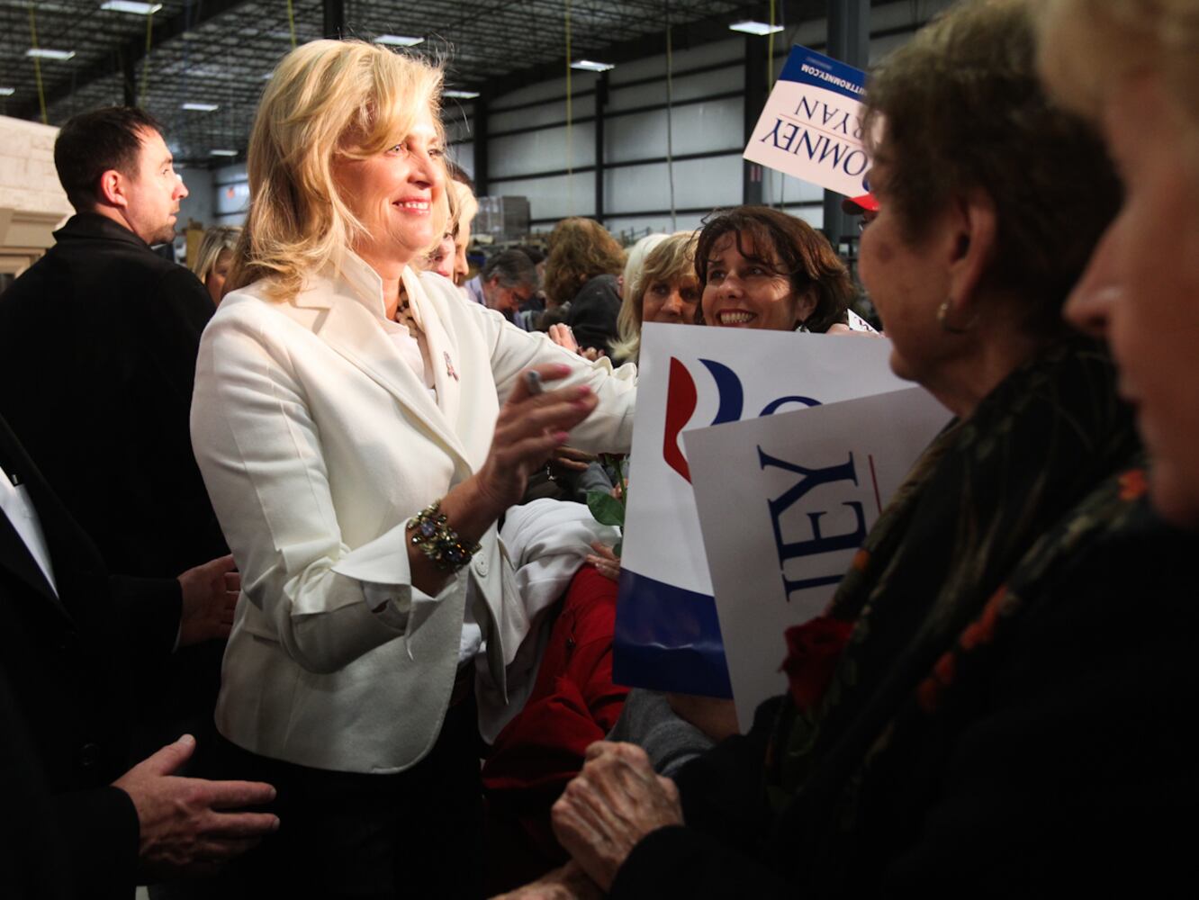 Ann Romney in Hamilton