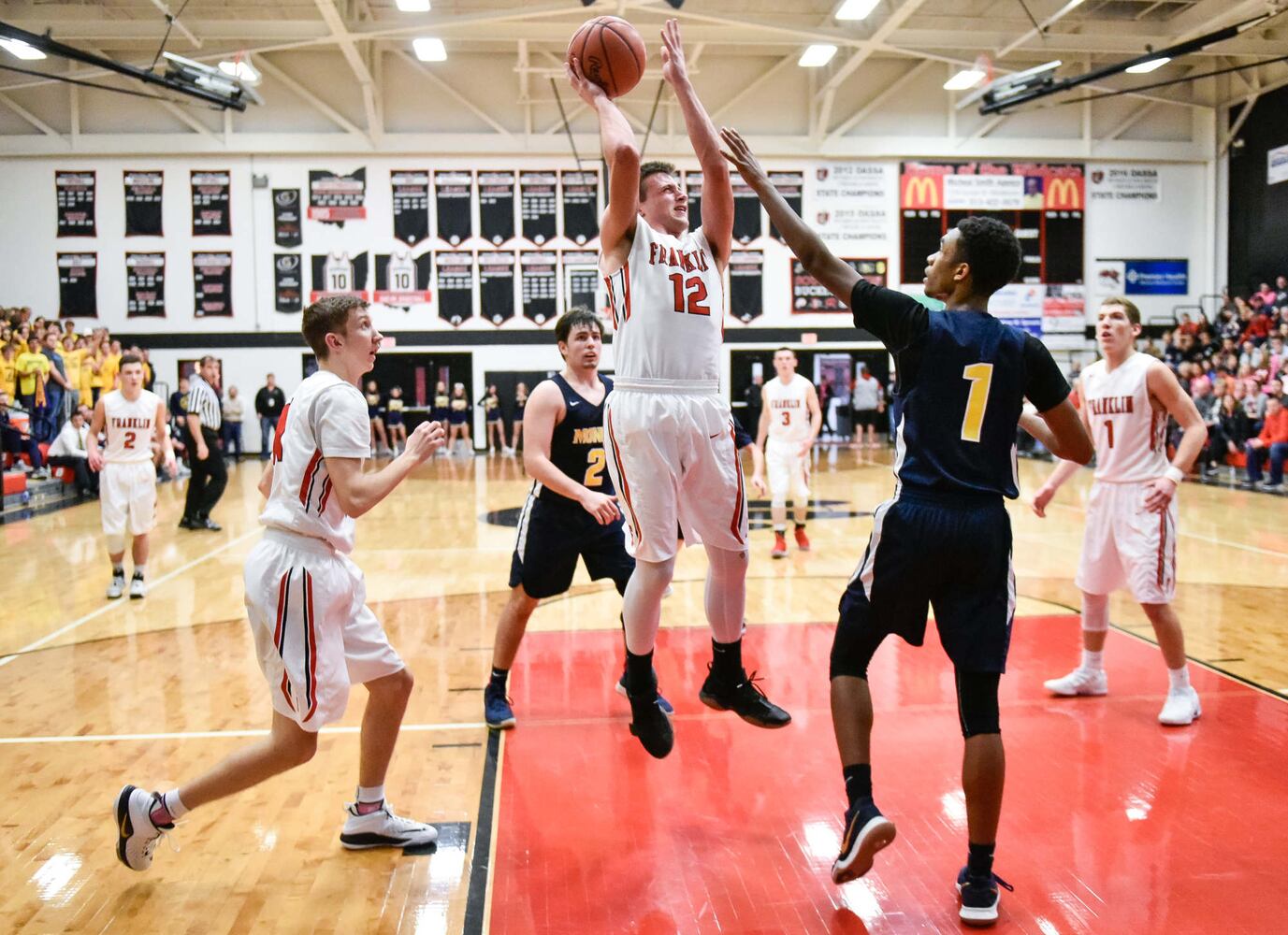 Franklin vs Monroe Basketball