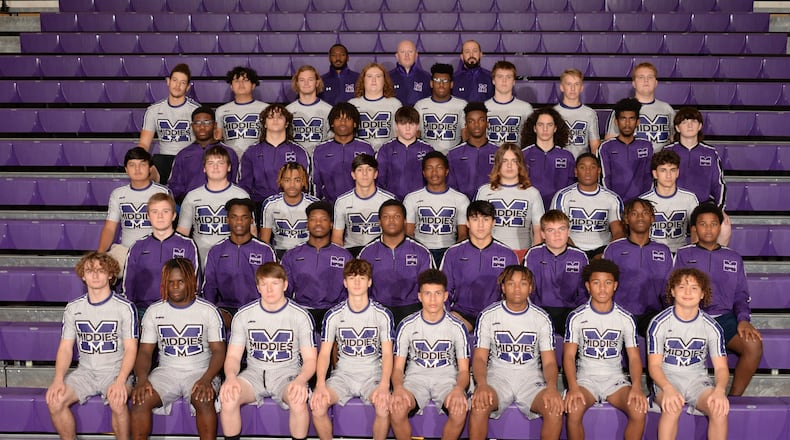The 2022-23 Middletown High School wrestling team and coaches. CONTRIBUTED