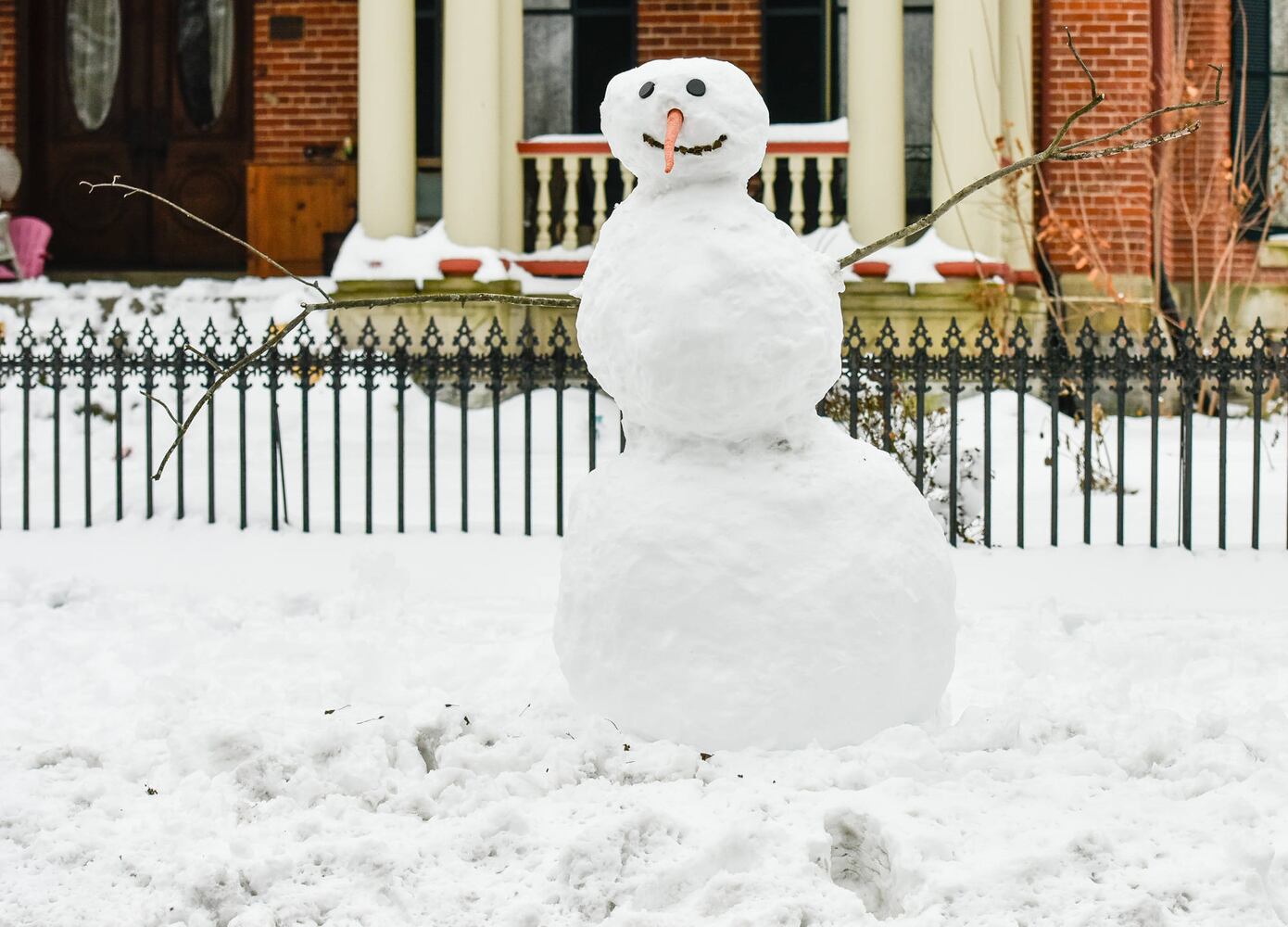 PHOTOS: Snow covers Butler County during weekend winter storm