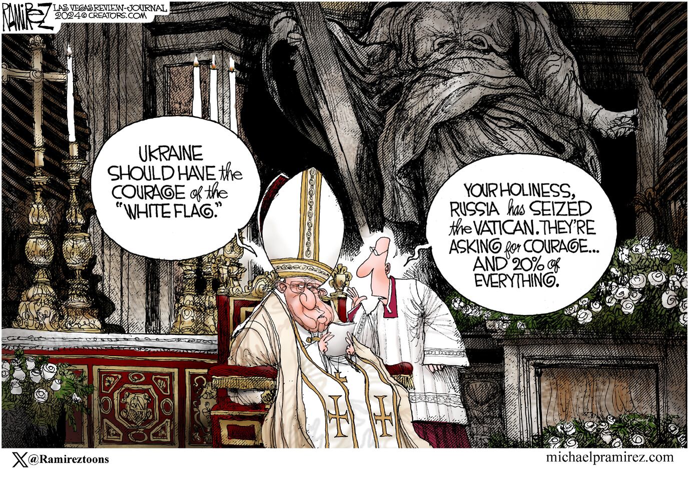 CARTOONS: Michael Ramirez, March 18, 2024