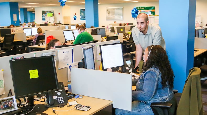 Barclaycard is continuing its job growth with the renovation and opening of its third floor at Vora Technology Park. There’s just over 400 people employed by the Hamilton company now on the fourth and third floor. The new floor has room to add an additional 360 jobs. GREG LYNCH / STAFF