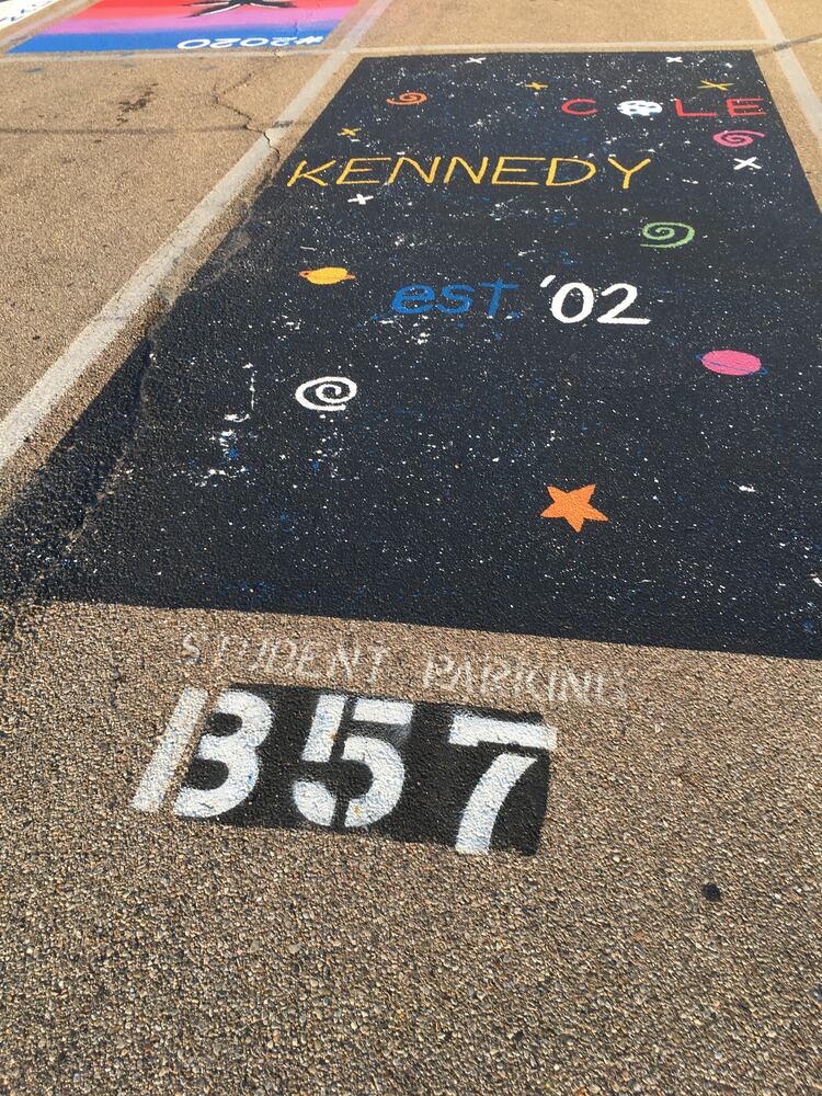 parking lot spaces