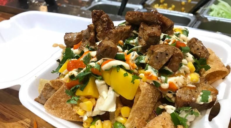 Food from Roll On In will be offered one of the Fridays at the Food truck Park at Lefferson Park in Middletown. FILE