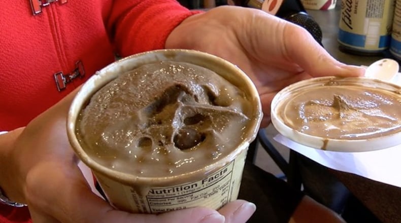 Graeter’s Ice Cream and Braxton Brewing Company teamed up for a new sweet treat, beer-inspired ice cream Stout & Pretzels. WCPO