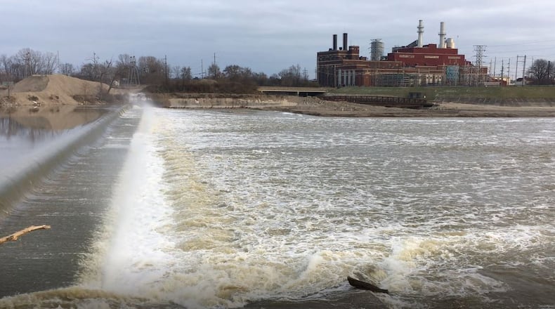The Great Miami River would be the focus of an 83.4-mile-long, unbroken bike trail from Fairfield to Piqua if money to build the final 4.7 miles can be found. MIKE RUTLEDGE/STAFF