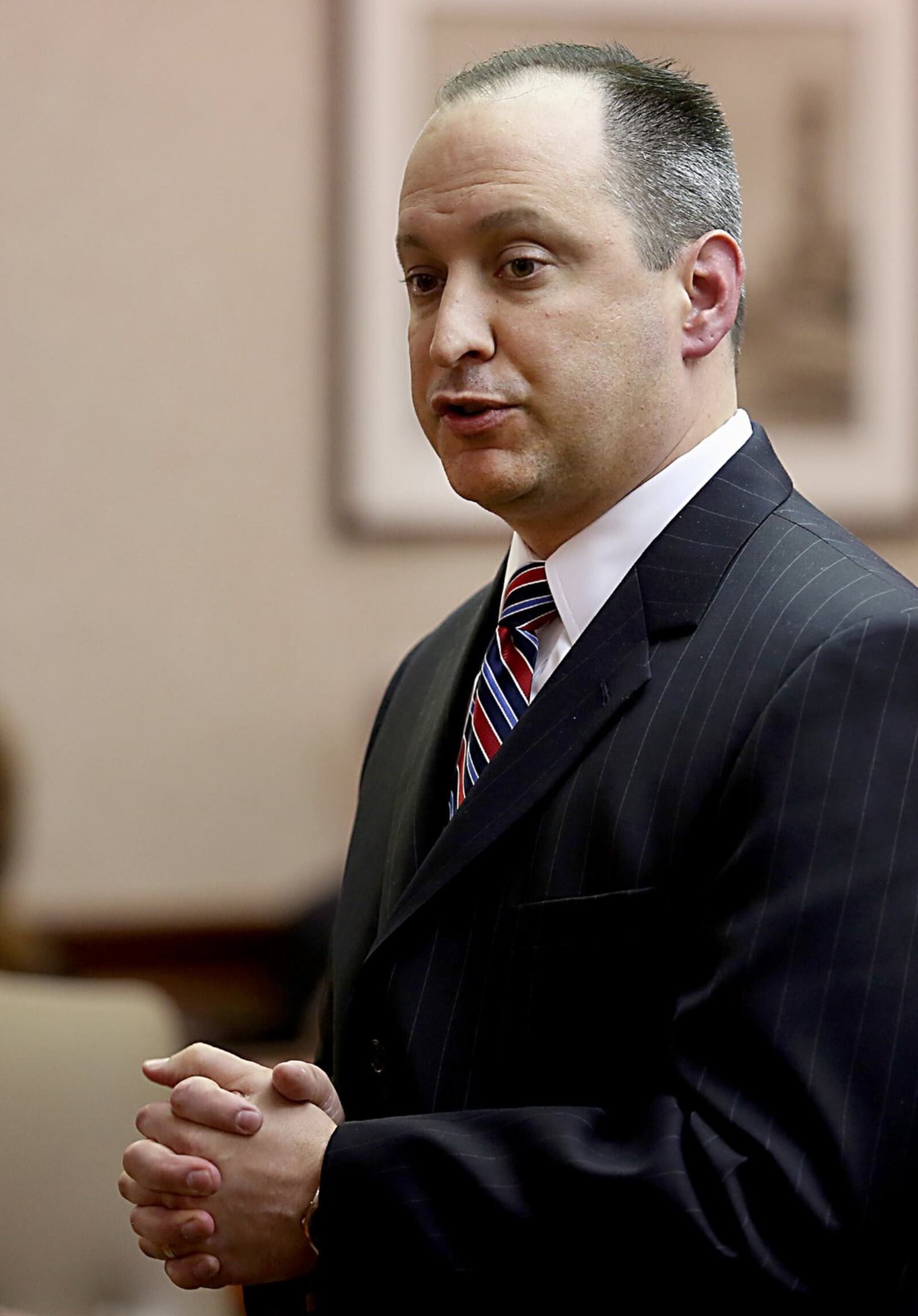 Butler County Assistant Prosecutor Brad Burress is one of a couple people reportedly interested in filling the vacancy on the Butler County Common Please Court following the death of the late Judge Craig Hedric. Hedric died at a local hospital in November after collapsing in his Liberty Twp. home. E.L. HUBBARD/CONTRIBUTED PHOTO