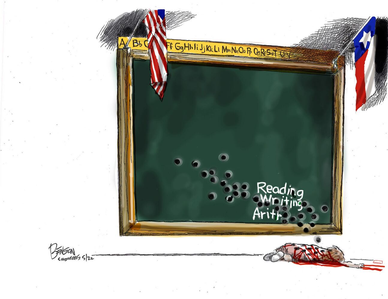 WEEK IN CARTOONS: Texas school shooting, baby formula and more