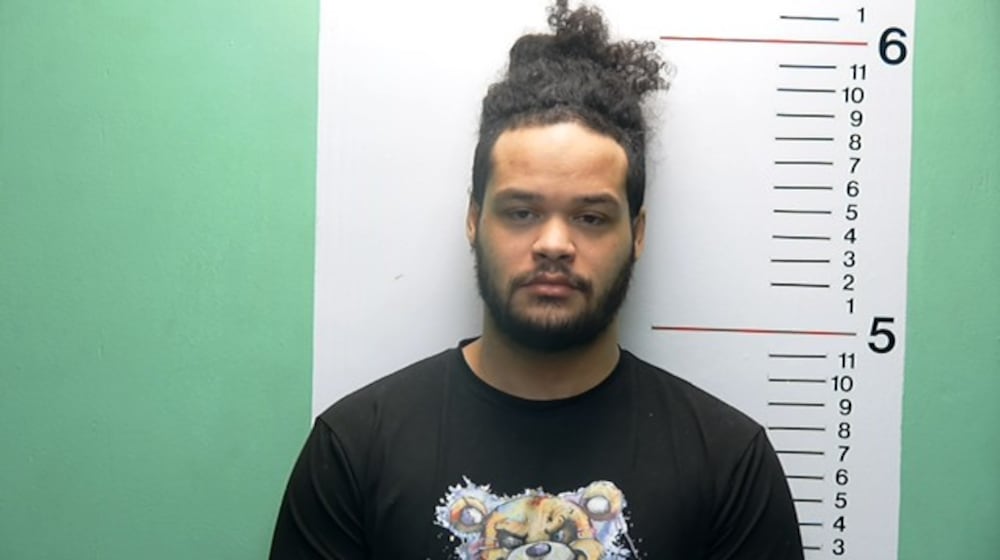 Natrone Kakaris, 28, was arrested Friday on three murder charges stemming from a February 2023 double homicide. CONTRIBUTED/MIDDLETOWN DIVISION OF POLICE