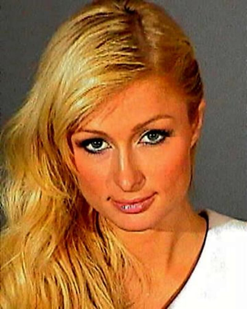 Celebrity mugshots