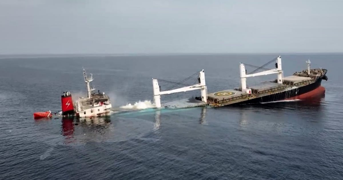Rescuers search for missing crew from Red Sea attack as US alleges Yemen rebels...