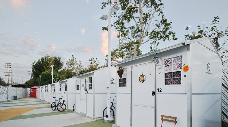 Middletown leaders are considering purchasing portable pallet homes that could be built to house the city's homeless population. The idea was recently proposed by City Manager Jim Palenick. SUBMITTED PHOTO