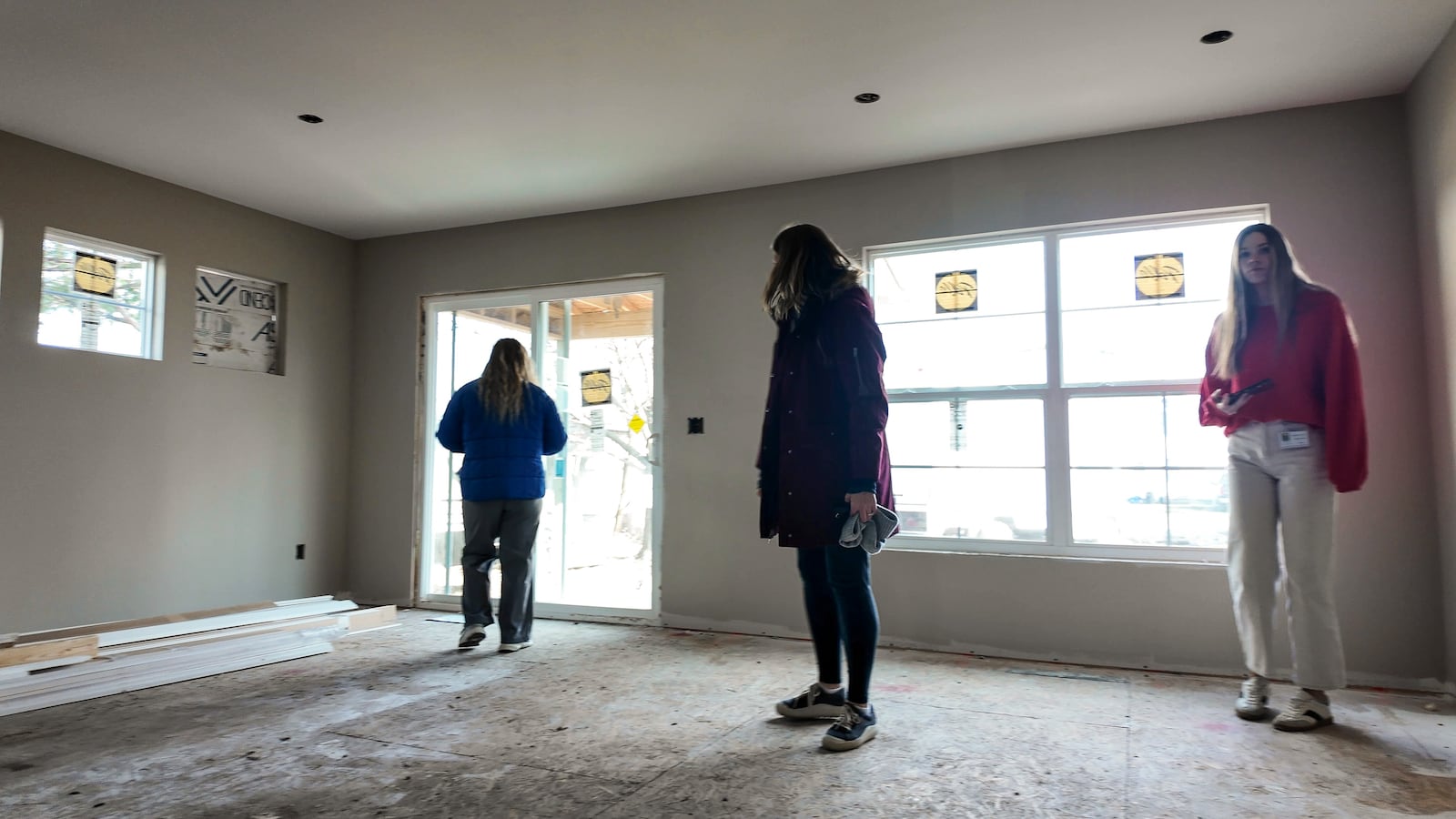 Construction continues on the first two “Build Back the Block” homes on East Ave. in Hamilton. These are part of a major housing and neighborhood reinvestment initiative in Hamilton, first announced by City Manager Craig Bucheit in late 2024. NICK GRAHAM/STAFF