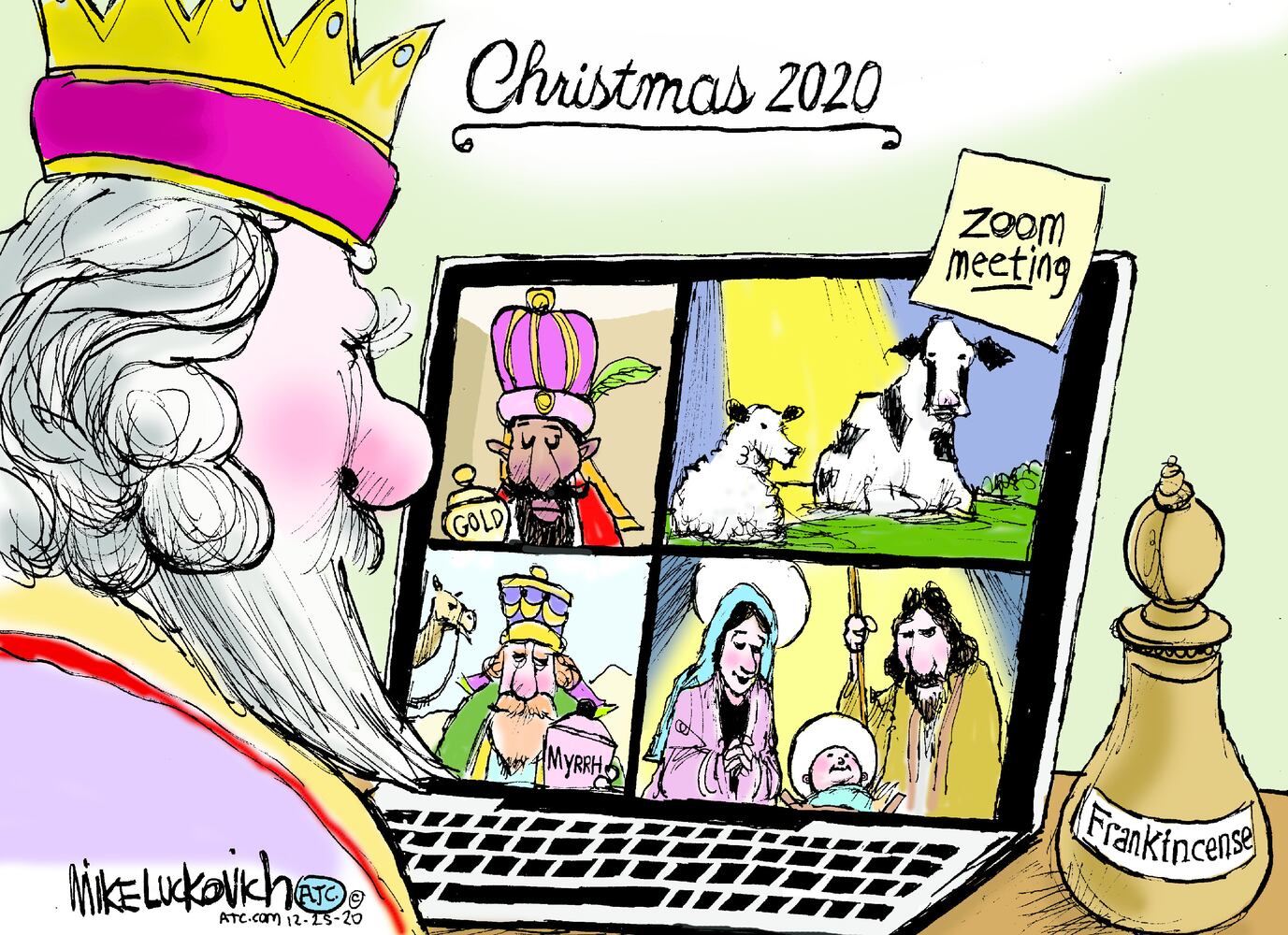 Week in cartoons: Stimulus checks, Christmas and more