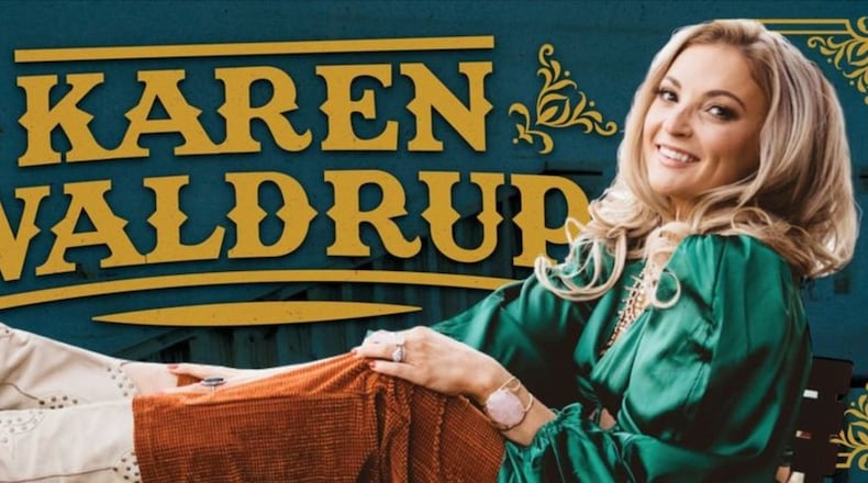 Country musician Karen Waldrup performs at 8 p.m. Saturday at the Fairfield Community Arts Center, 411 Wessel Drive, Fairfield. Tickets are $34.99 per person and available online by visiting https://www.facebook.com/events/3322290784722853. CONTRIBUTED