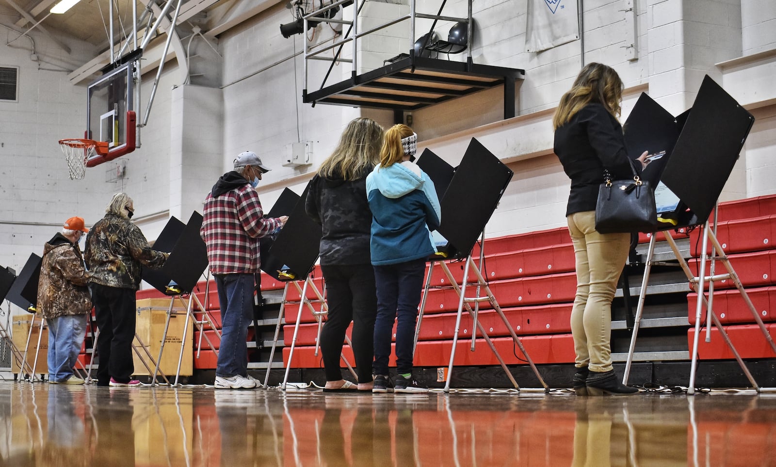 Nearly all of the races are set for the Nov. 2 general election. Middletown City Council candidates have until Thursday, Aug. 19, to file petitions per the city's charter. Write-in candidates can file paperwork by Monday. Pictured are voters on Election Day in November 2020 in Madison Twp. NICK GRAHAM/FILE
