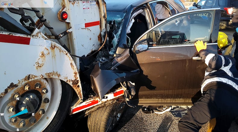 Beverly Ann Street, 50, of College Corner, died at McCullough-Hyde Memorial Hospital following a crash that saw the vehicle she was driving rear-end a Rumpke garbage truck. CONTRIBUTED
