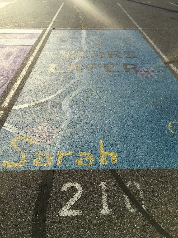 Lakota West senior parking spaces