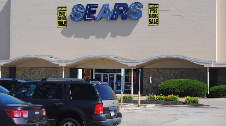The Tri-County Mall location of Sears is scheduled to close Aug. 5. ERIC SCHWARTZBERG/STAFF