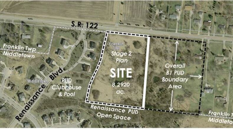 Middletown Cardiovascular Associates plans to build an office building on Ohio 122, just east of Renaissance Boulevard.
