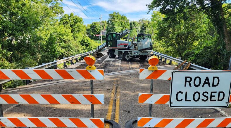 A culvert replacement on Ohio 121 will get under way later this month, and five-day closure of the route will be in effect. NICK GRAHAM/STAFF