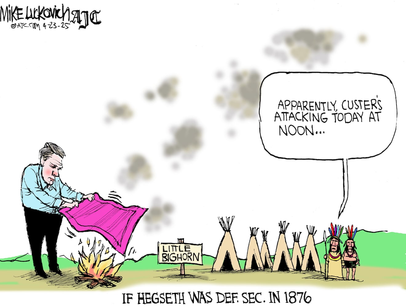 CARTOONS: Mike Luckovich, April 26, 2025