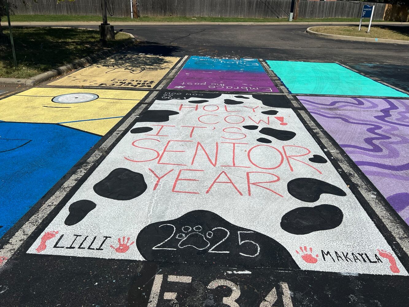 Hamilton high school senior parking lot spaces 2024