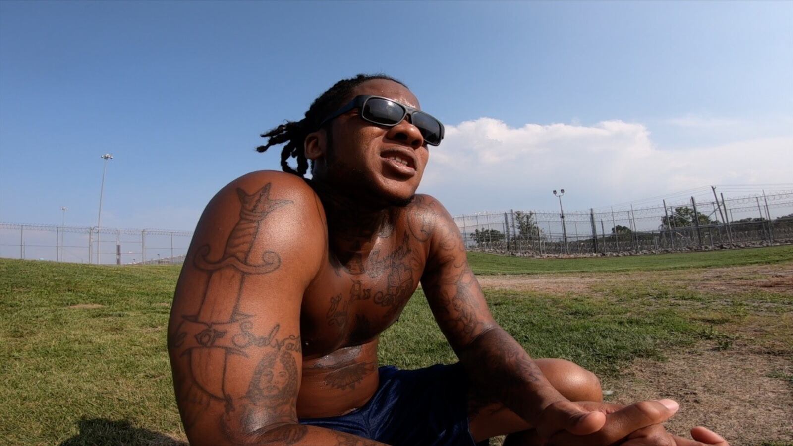 Brian Gray says he has two more years left in the Lebanon Correctional Institution. He says the prison's running club has helped him get through his time. KWITH BIERYGOLICK/WCPO