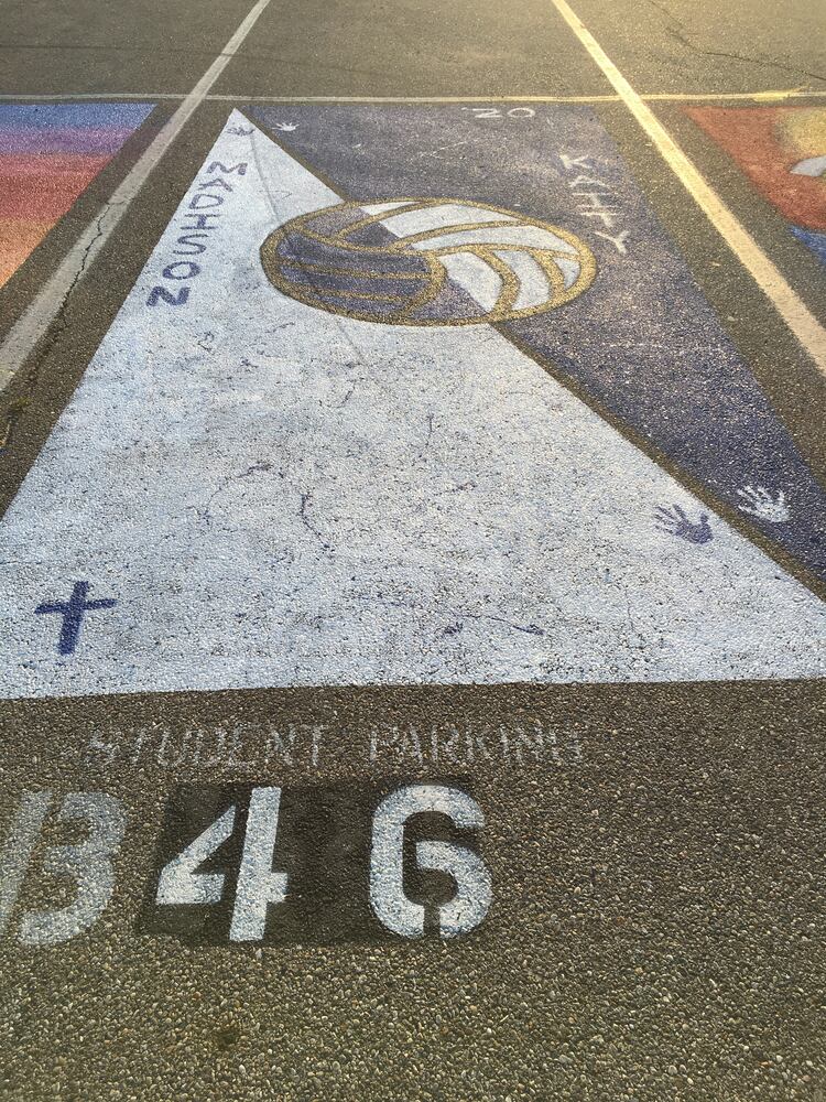 parking lot spaces
