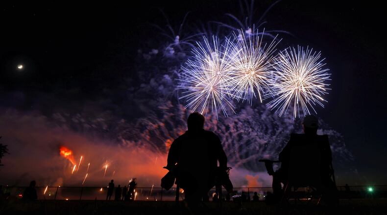 FILE PHOTO: Middletown held their Independence Day festival with music by Dayton Funk All Stars, a skydiving performance by Team Fastrax and fireworks Sunday, July 3, 2022 at Smith Park. NICK GRAHAM/STAFF