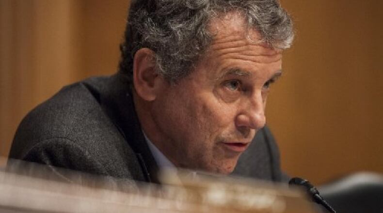 Sen. Sherrod Brown, D-Ohio, said after his first meeting with Donald Trump in the White House that the president vowed to push for a bipartisan tax bill that cuts taxes for the middle class.