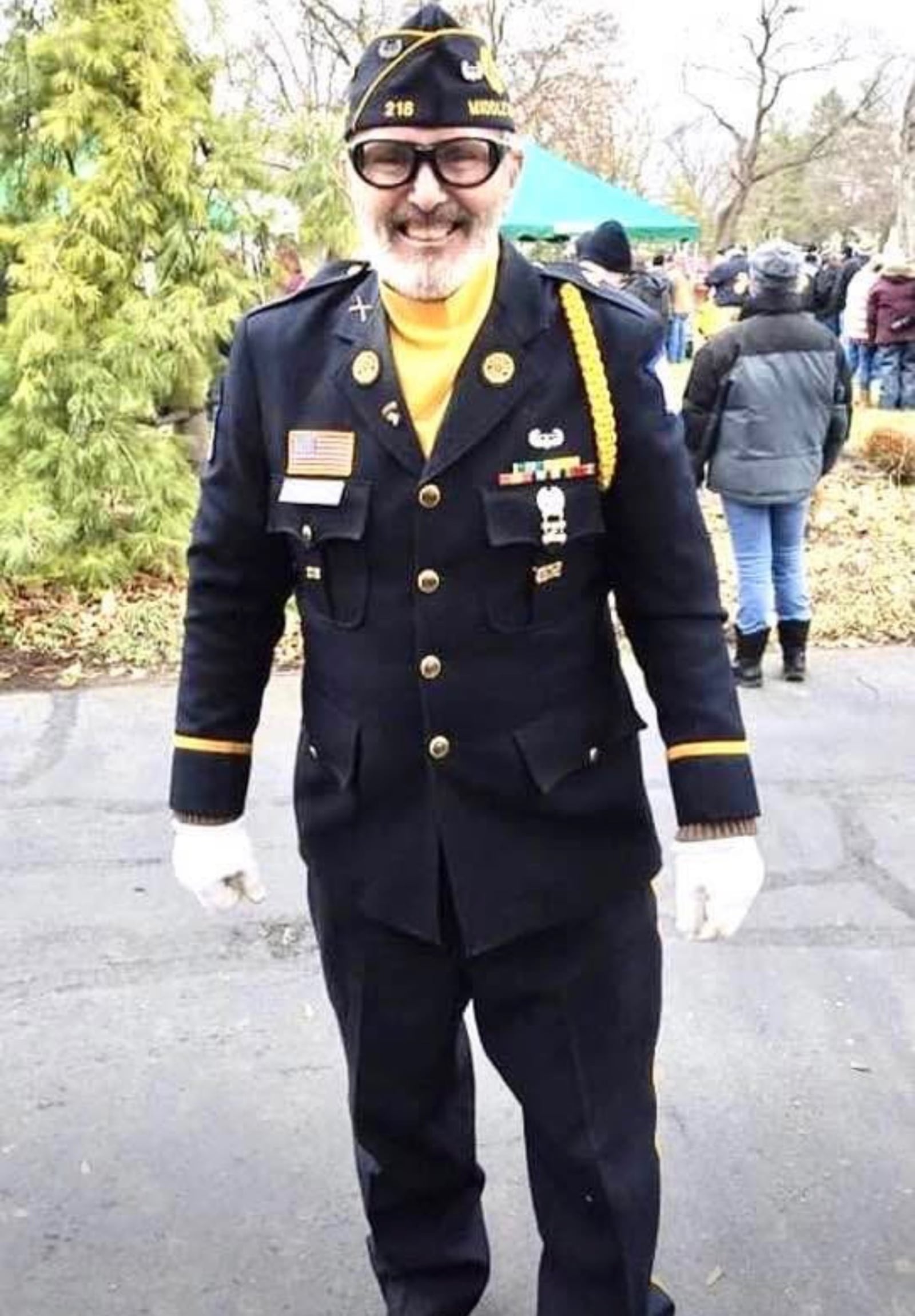 Johnny Wireman, 65, has served with the Middletown Combined Honor Guard for eight years and participated in more than 700 funerals. He's serving as grand marshal of Middletown's Memorial Day Parade. SUBMITTED PHOTO