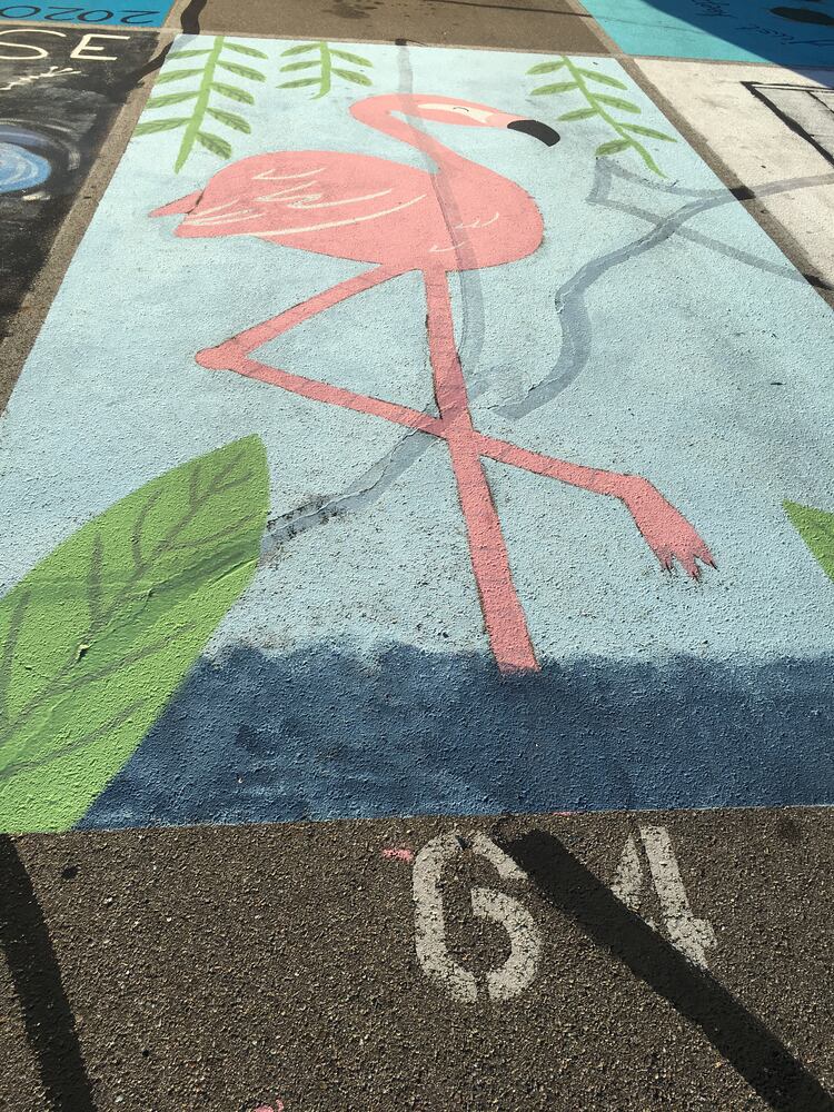 Lakota West senior parking spaces