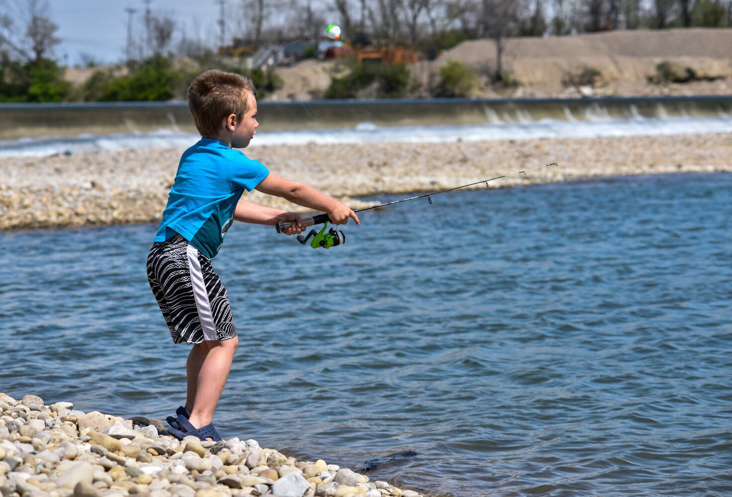People enjoy the Spring weather in Hamilton