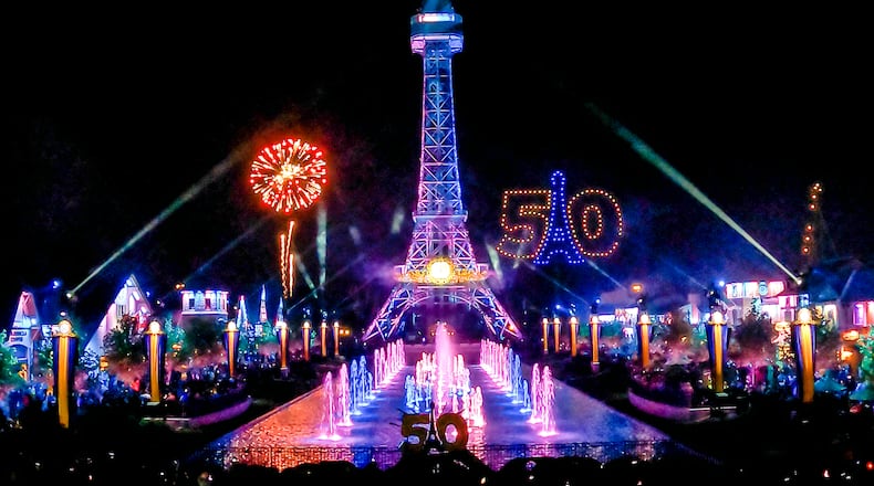 Fireworks throughout the 2022 Independence Day celebrations at Kings Island will include a drone lights show. This is the amusement park's 50th anniversary season. CONTRIBUTED/KI